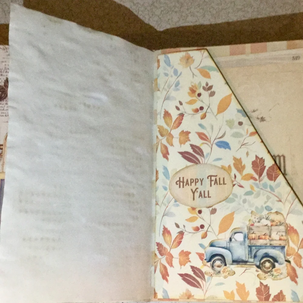 🥮 Charming Grateful Pumpkin 🕋 Spice Vintage Journal ☕